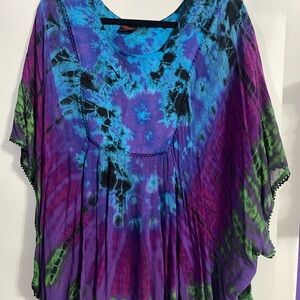 Advance Apparels Multicolor Tie-Dye Tunic